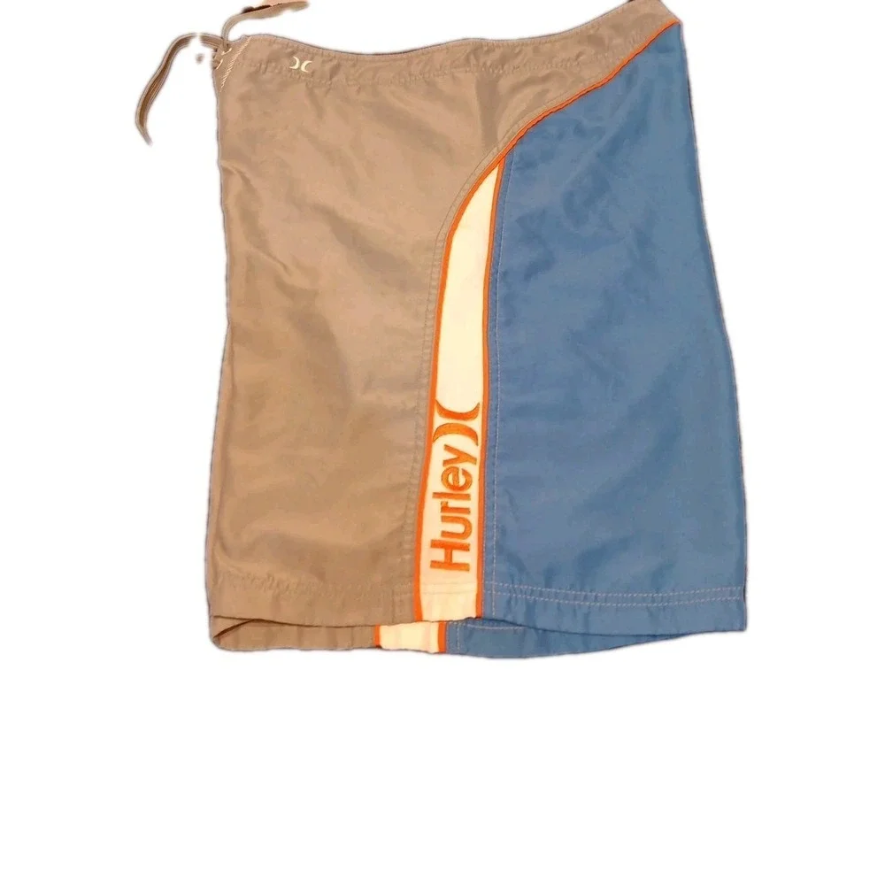 hurley mens swim trunks Blue And Grey A1‎